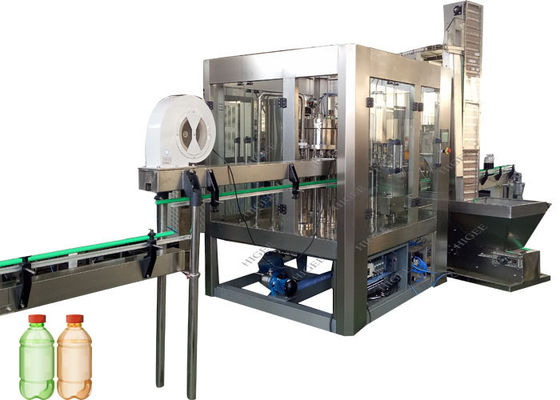 Çin PET Plastik Şişe İçin Düşük Gürültülü Gazlı Meşrubat Dolum Makinesi Tedarikçi
