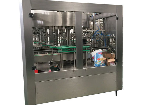 Çin Gazlı İçecek Şişeleme Ekipmanları 3 In 1 Dolum Monoblok Tedarikçi