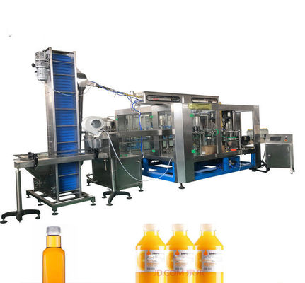 3 In 1 Konsantre Suyu Şişeleme Makinesi / Pet Şişe İçin Suyu Dolum Ekipmanları Tedarikçi