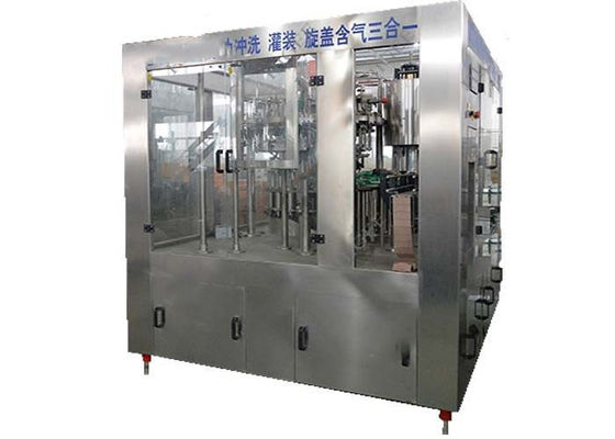 SUS304 Gazlı İçecek Şişeleme Ekipmanları Küçük Plastik Şişe Dolum Makinesi Tedarikçi
